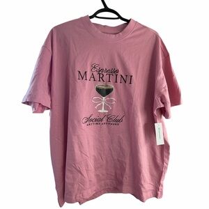 Espresso Martini Graphic Tee - Pink